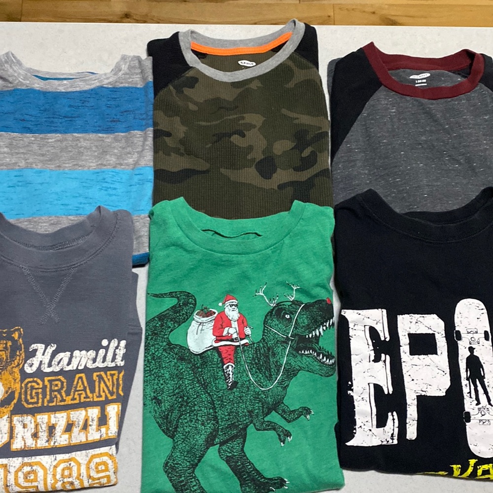 Boy’s Size Large LS Shirt Lot